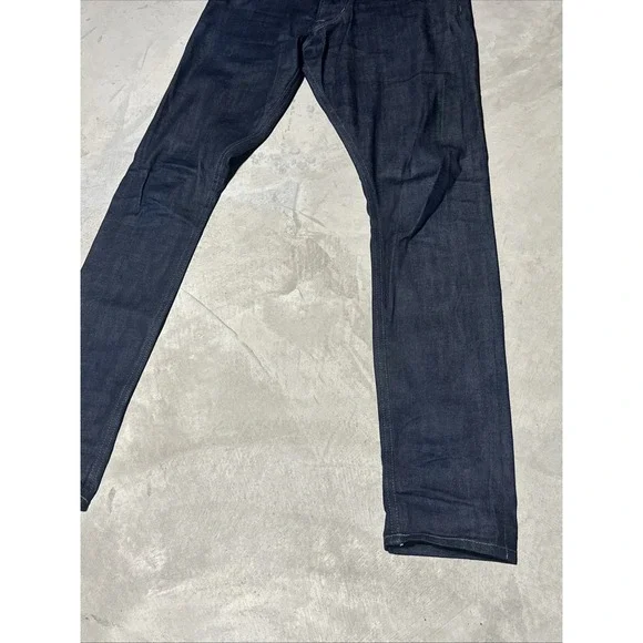FNL Denim Selvedge Jeans Dark Wash SZ 34x34 Slim Skinny USA Made No. 29